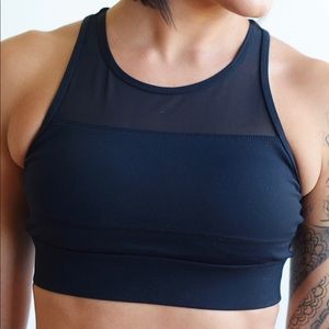 Zyia all star sports bra - black - like new!